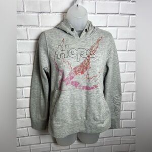MOSSIMO SUPPLY CO girls gray sweater-hoodie/size L